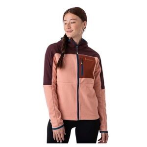 Cotopaxi Abrazo Hooded Full-Zip Fleece Jacket – Women’s Medium – Wine & Rosewood